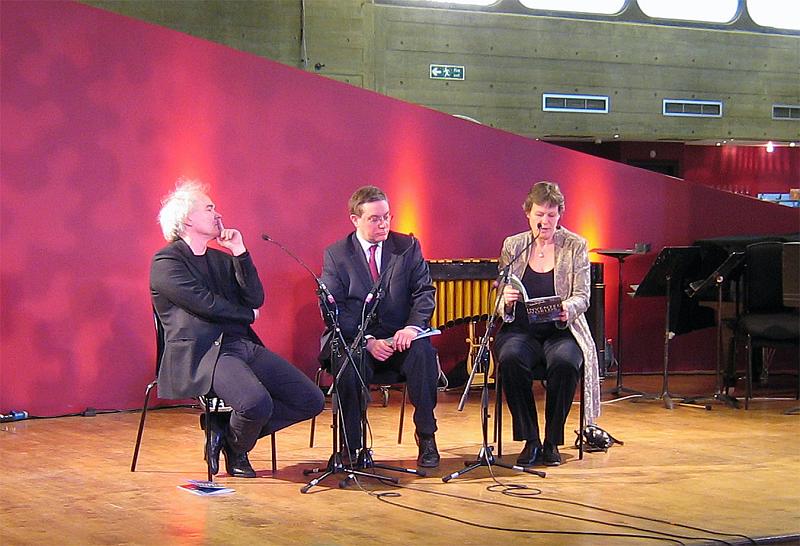 Pre-concert talk London med Julian Anderson och Michael Jarrell (16 april)